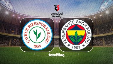 Çaykur Rizespor - Fenerbahçe Maçı Öncesi Tüm Detaylar