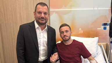 Trabzonspor Başkanı Ertuğrul Doğan, Edin Vişça'yı Ziyaret Etti