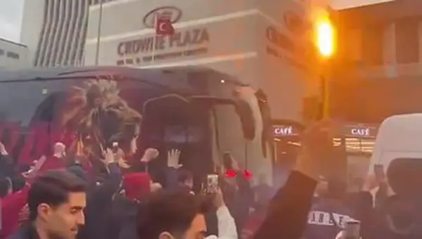 Galatasaray Eryaman Stadyumu'na Doğru Yola Çıktı
