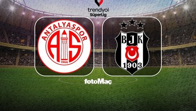 Antalyaspor - Beşiktaş maçı detayları ve muhtemel 11'leri!