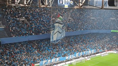 Beşiktaş-Fenerbahçe Derbisinde Filistin’e Destek