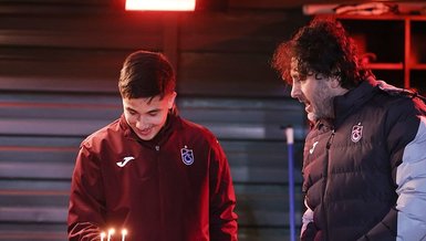 Trabzonspor'da Benjamin Bouchouari'ye Doğum Günü Sürprizi