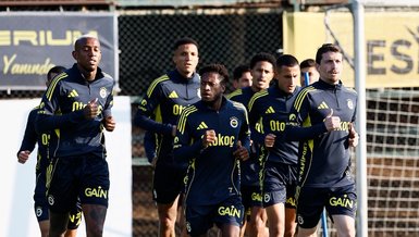 Fenerbahçe'nin Antrenmanı Takip Edildi