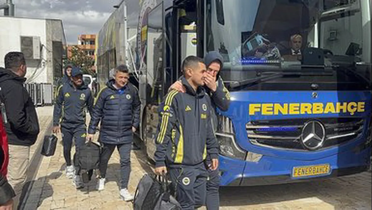 Fenerbahçe, Türkiye Kupası için Gaziantep'e ulaştı Fenerbahçe, Türkiye Kupası için Gaziantep'e ulaştı