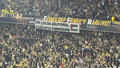 Fenerbahçe Taraftarından Filistin İçin Anlamlı Mesaj