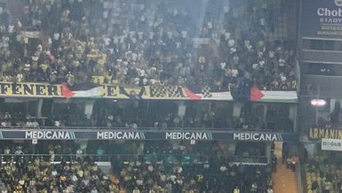 Fenerbahçe, Alanyaspor Maçında Filistin'e Destek Verdiklerini Gösterdi