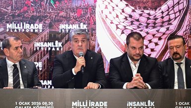 Gazze İçin Destek Yürüyüşü 1 Ocak'ta Galata Köprüsü'nde