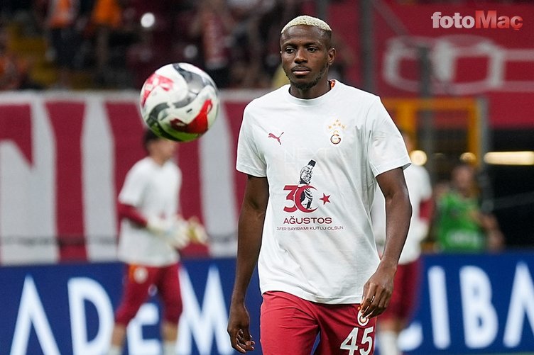 Galatasaray'da Osimhen'in Frankfurt Maçı'nda Oynayıp Oynayamaması Belirsiz