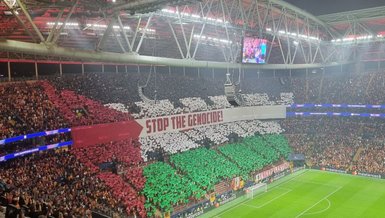 Galatasaray Taraftarından Filistin'e Destek Koreografisi