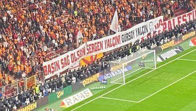 Galatasaray Taraftarından Anlamlı Destek: Sergen Yalçın'ı Andılar