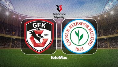 Trendyol Süper Lig'de Gaziantep FK ve Çaykur Rizespor Karşılaşıyor
