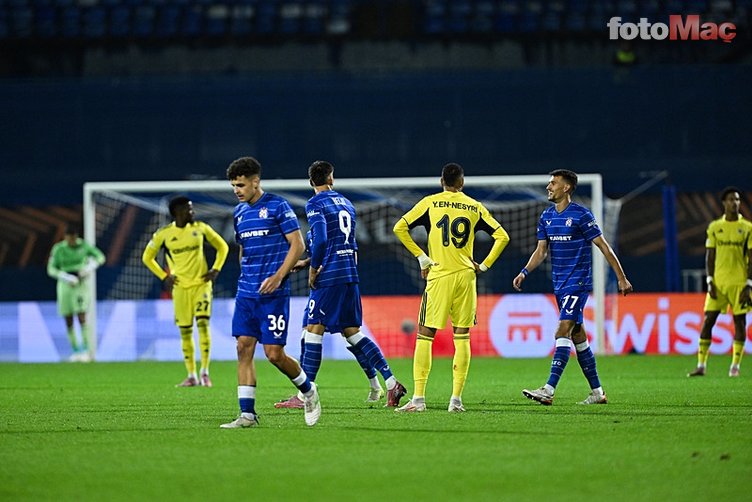 Fenerbahçe, UEFA Avrupa Ligi'nde Dinamo Zagreb'e Yenildi