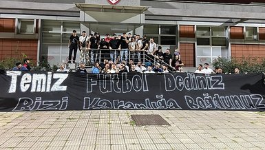 Trabzonspor Taraftarları TFF'yi Protesto Etti