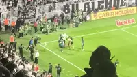 Beşiktaş-Kocaelispor maçında Daniel Agyei'ye tribünden madde atıldı