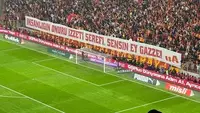 Galatasaray-Fenerbahçe Derbisinde Gazze'ye Destek Pankartları