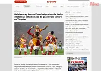 Galatasaray, Fenerbahçe'yi mağlup ederek şampiyonluk yolunda ilerledi