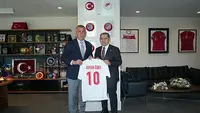 Dursun Özbek, TFF Başkanı Hacıosmanoğlu'nu Ziyaret Etti